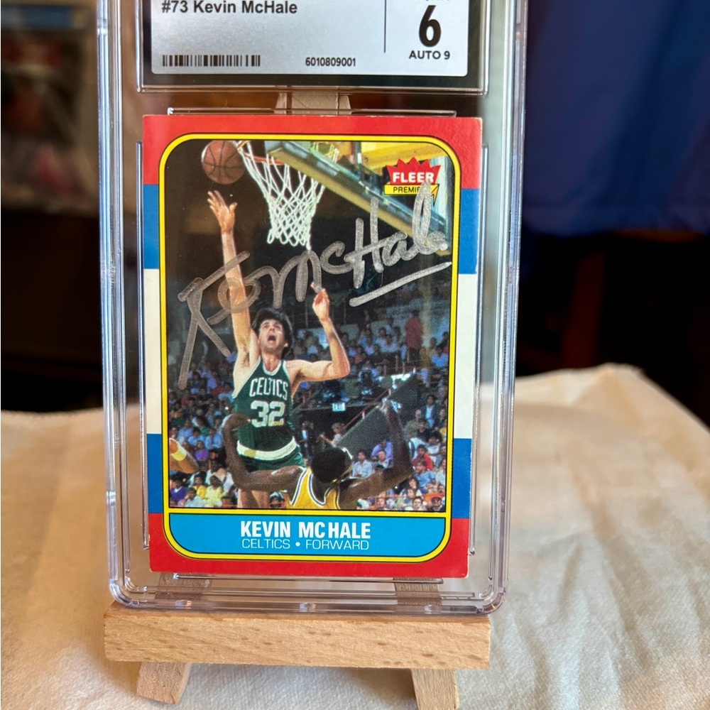 Kevin McHale Fleer Basketball Card 86 autographed 🏀⛹️‍♂️